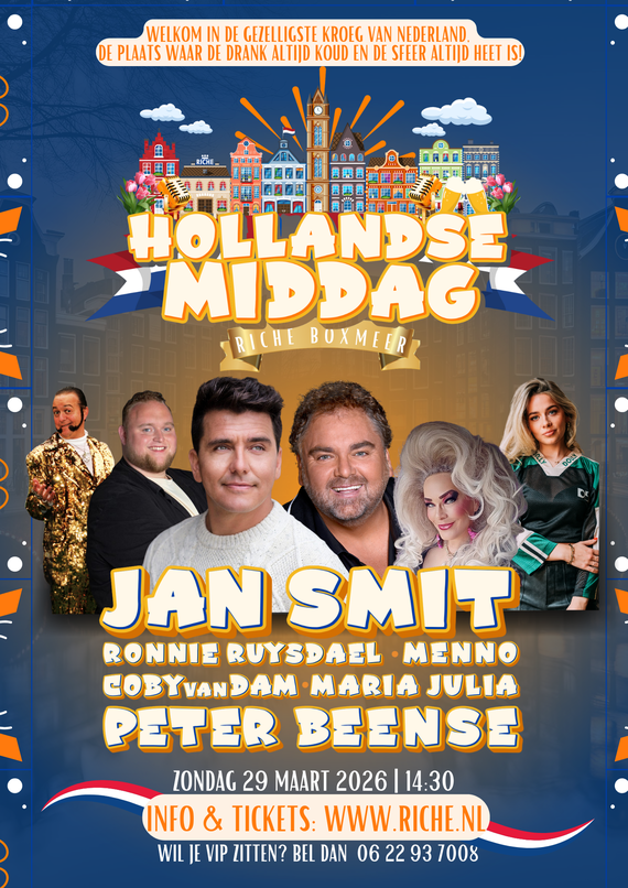 DE HOLLANDSE MIDDAG VAN BOXMEER 2026