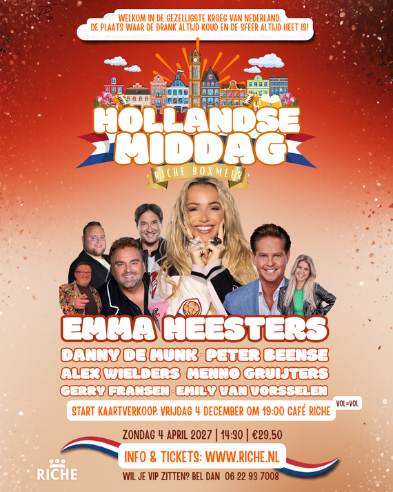 DE HOLLANDSE MIDDAG VAN BOXMEER 2027
