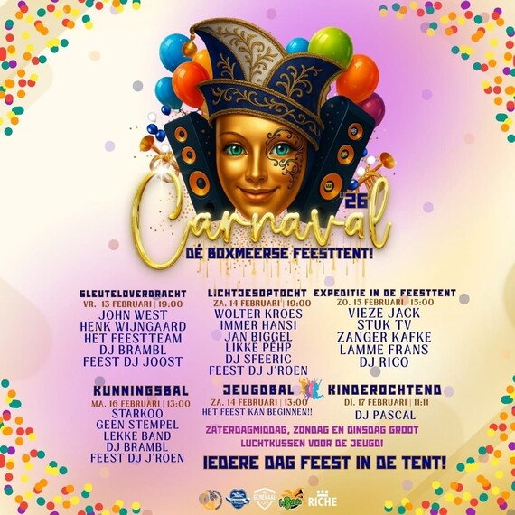 CARNAVAL 2026 in de FEESTTENT! DAG 1