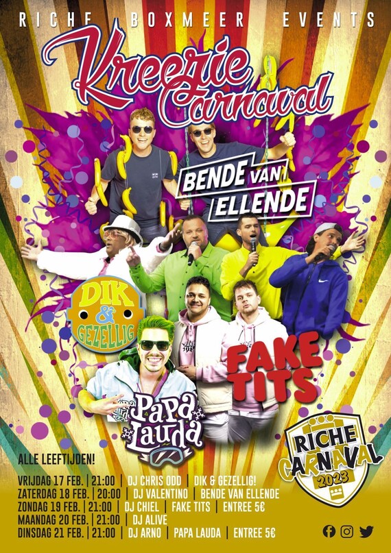 KREEZIE CARNAVAL: SLEUTELOVERDRACHT