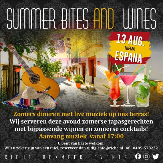 SUMMER BITES & WINES | ESPANA